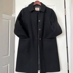 Brooks Brothers Black Pea Coat